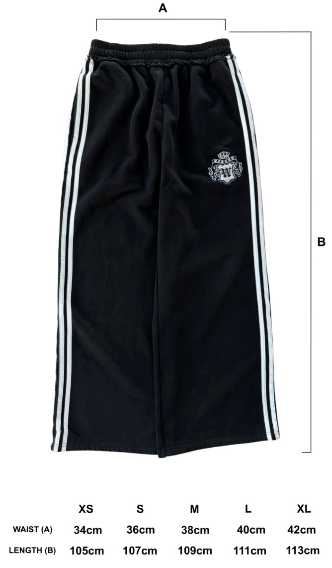 "DIVISION" SWEATPANTS - ONYX