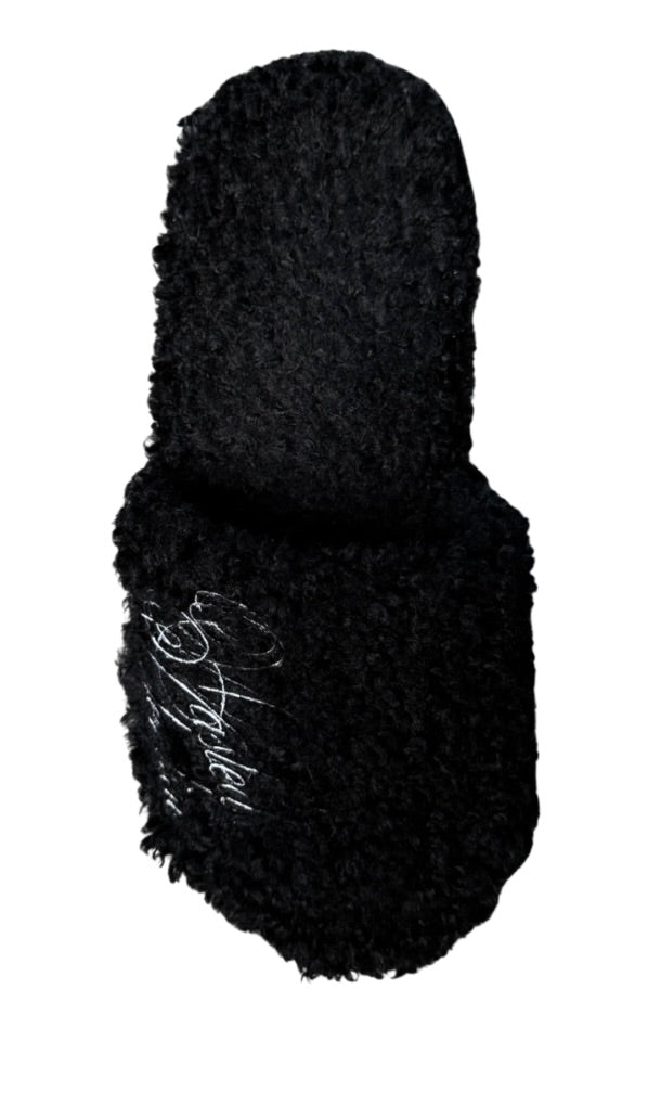"RAVEN" FUR SLIDE