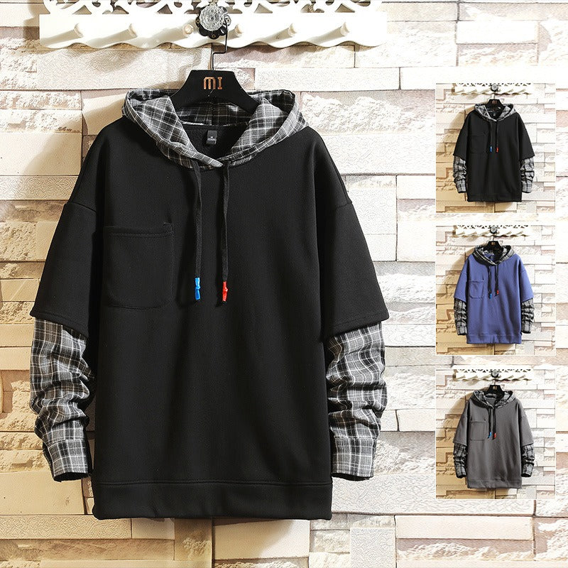 Layered Hoodie Sweater